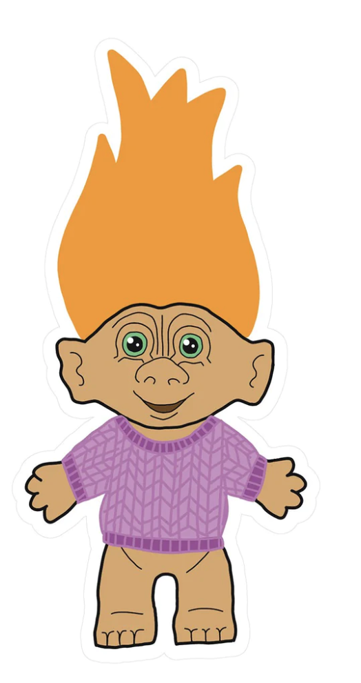 Orange Haired Troll Vinyl